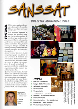 Voir le Bulletin Municipal 2010 du village de Sanssat, Allier, Auvergne, France