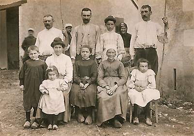 famille à la campagne